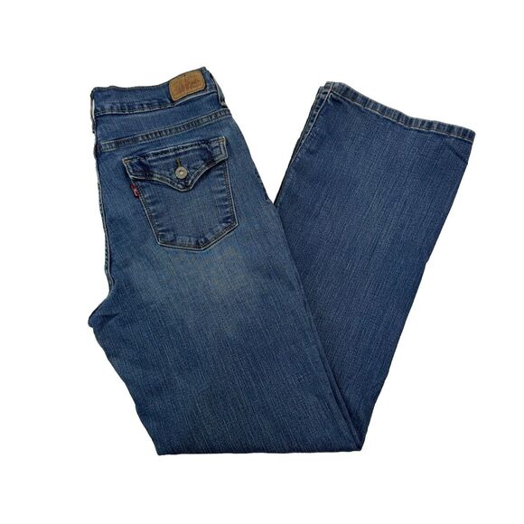 Levi's Women's Boot Cut Jeans - Blue - Picture 4 of 12